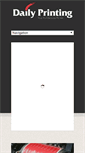 Mobile Screenshot of dailyprinting.biz