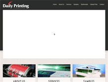 Tablet Screenshot of dailyprinting.biz